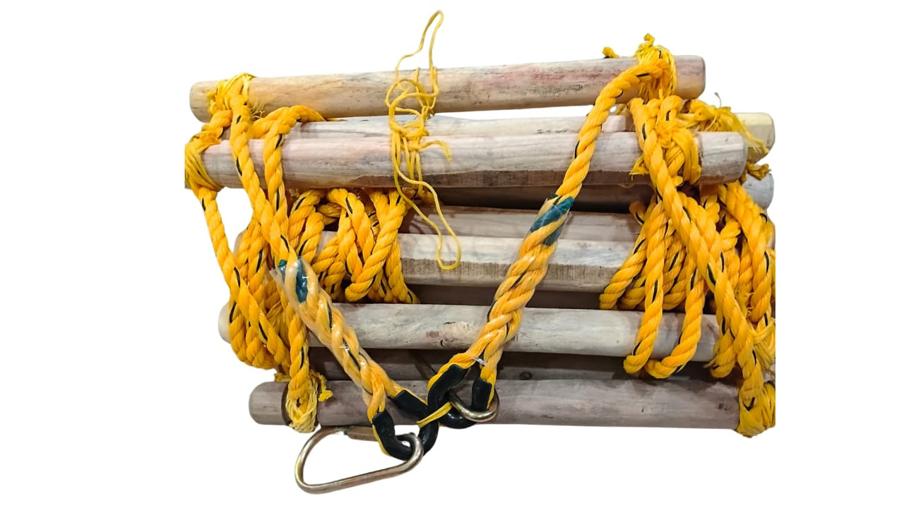 WOODEN ROPE LADDER