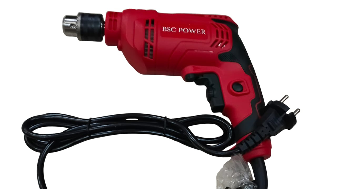 BSC POWER 550 W Electric Drill Machine with Variable Speed and Lock On Button (BSC ED 1001RE)