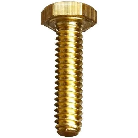 BRASS HEX BOLT(6*25)