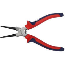 Carbon Steel and Plastic De-Neers Heavy Duty Circlip Plier, Size: