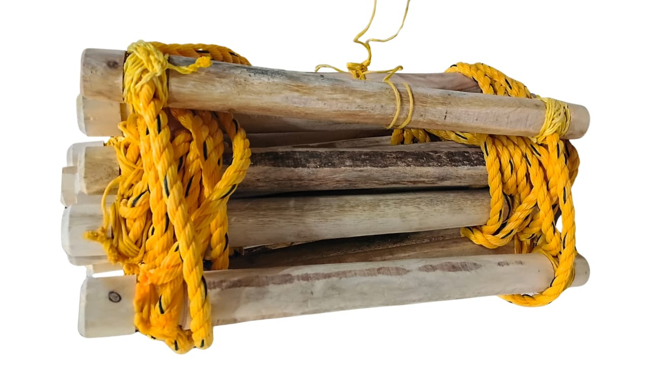 WOODEN ROPE LADDER